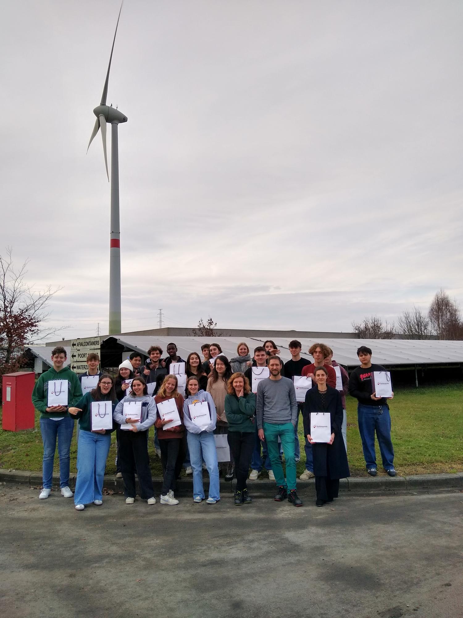 Lyceum Aalst bezoekt Vandemoortele